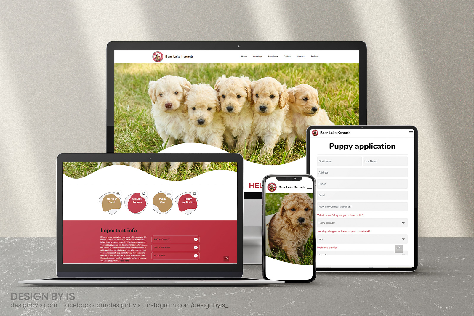 Website for labradodle breeder