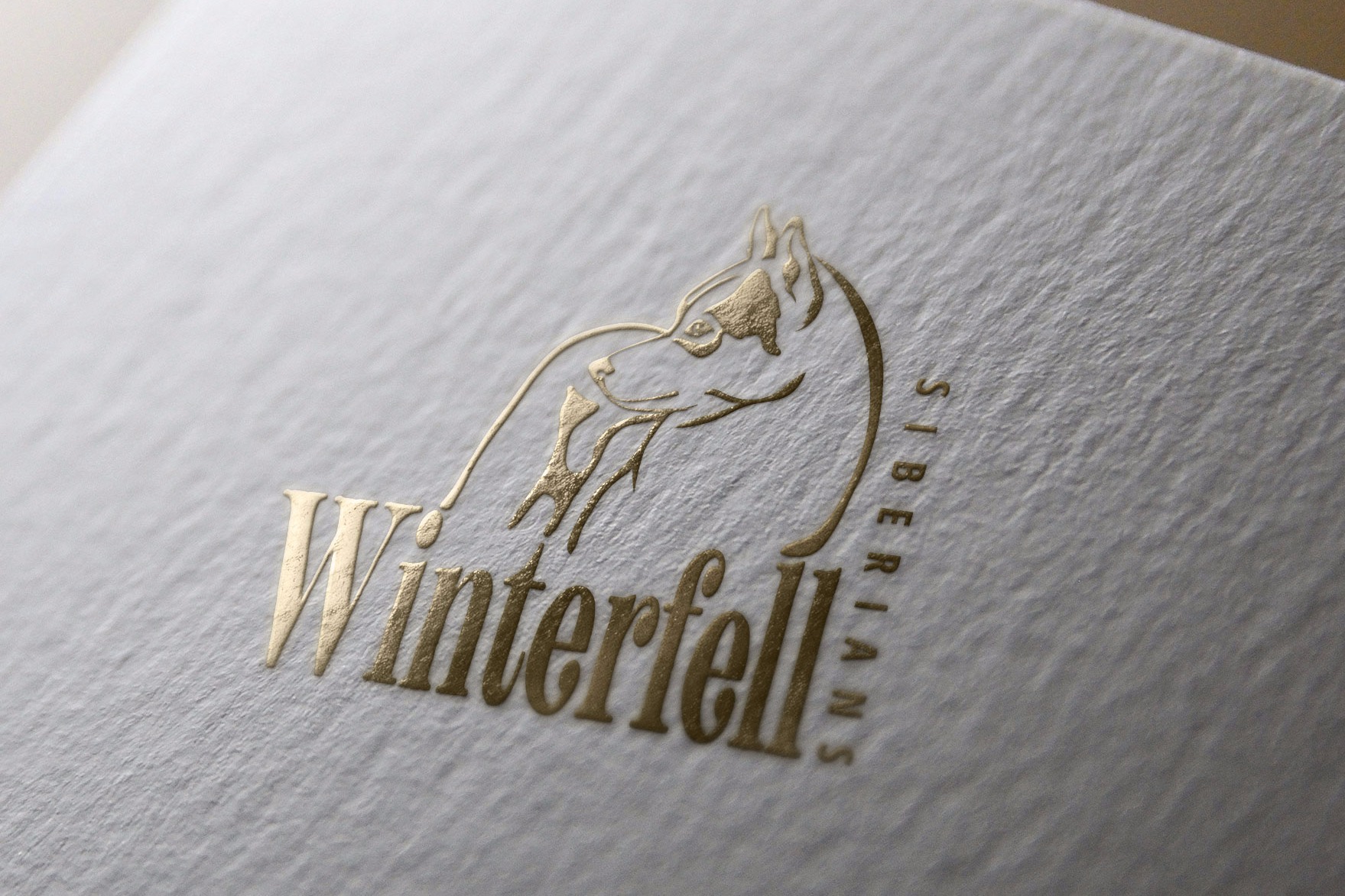 Custom logo for Siberian Husky kennel