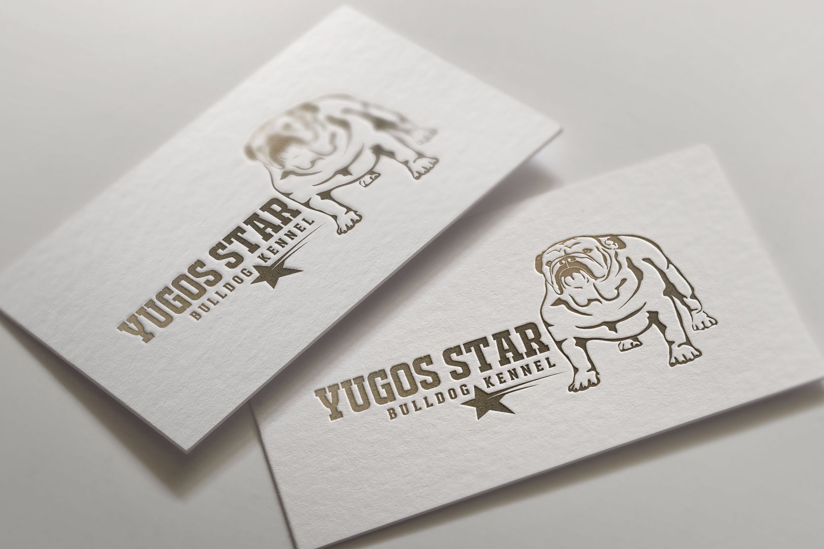 Logo for bulldog breeder